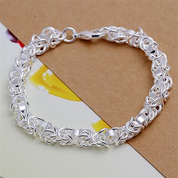 B093 Christmas gift 2016 New silver plated Fashion Jewelry Longtou men charm bracelets&bangle,Wholesale jewelry