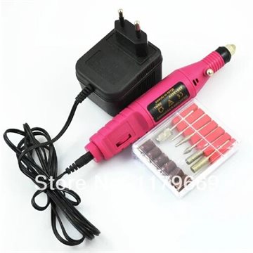 Wholesales Nail Art Cosmetic Tools Electric Nail Grinding Machine Red with Free Shipping A3023 262n2B