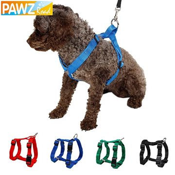 Pet Harness Nylon Adjustable Safety Control Restraint Cat Puppy Dog Harness Soft Walk Vest Large Dog Blue Red Black Green