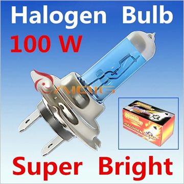 2pcs H7 100W 12V Super Bright White Fog Lights Halogen Bulb High Power Car Headlights Lamp Car Light Source parking 6000K