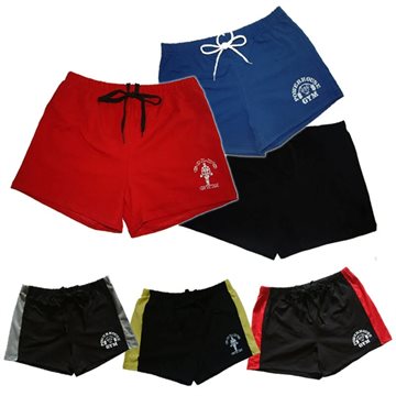 men's gym shorts with Gold & powerhouse, fitness & bodybuilding & workout shorts,100%cotton high quality musculation