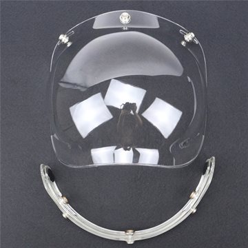 retro helmet bubble visor 9 color available open face helmet windshield compatible with 3 pin helmet adjustable