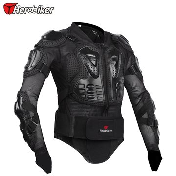 Herobiker New Professional Motorcycle Body Protection Motocross Racing Full Body Armor Spine Chest Protective Jacket Gear