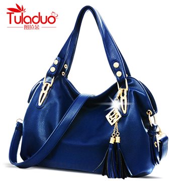 TULADUO 2016 Hot Selling Quality PU Leather Tassel Bag Shoulder Bags Women Messenger Bags Women Handbag Women Leather Handbags