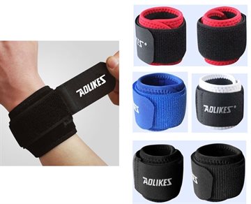 Recommend! 2pcs/lot Adjustable Sport Wristband Wrist Brace Wrap Bandage Support Band Gym Strap Safety sports wrist protector