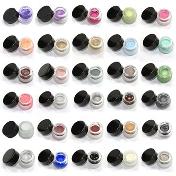Newest 30 Colors Beauty Cosmetic Waterproof Eye Liner Eyeliner Shadow Gel Makeup BU15