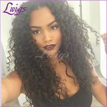Brazilian Lace Front Wig Curly Human Hair Wigs. Lace Front Human Hair Wigs for Black Woman, Kinky Curly Human Lace Front Wigs