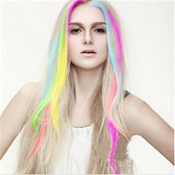 Fashion beautiful clips/new clip In Hair Extension/Straight Long Women Hair Extension/Color Women Synthetic Hair