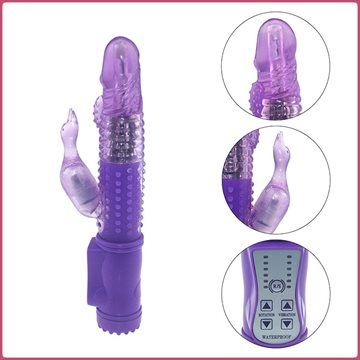 Sex Product 12 speed Jack Rabbit Clit Vibrator G Spot Rotation Waterproof dildo Vibrator Sexy Vibrating Adult Sex Toys For Women