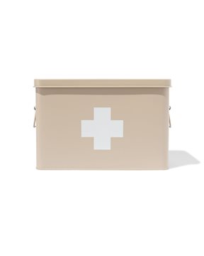 HEMA Medicijnbox Mat Zand 18x31.5x21 (zand)