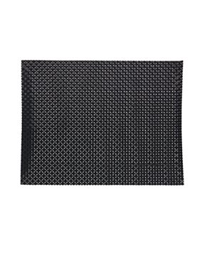 Home - Verzorging HEMA Placemats - 32 X 42 - Kunststof - Zwart - 2 Stuks (zwart)