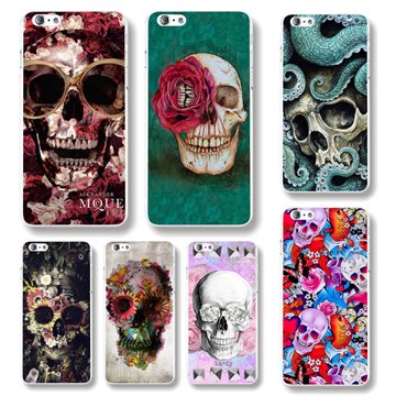 For iPhone 6 6s 4.7 Back Cover Various New Hard Plastic Phone Case Halloween Colorful Skull For iPhone 6 WHD1128 Free Shipping