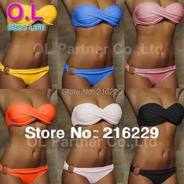 Newest Summer Sexy Bikini Women Swimwear Fashion Occidental Secret Beach Swimsuit 10 Colors S M L #OL054