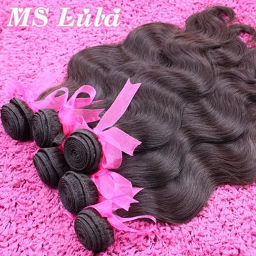 7 Days Returns Guarantee Free shipping 3pcs lot One Donor Unprocessed human hair Ms Lula Hair Brazilian Virgin Hair Body Wave