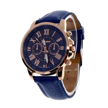 Fabulous hot sale analog quartz faux leather beautiful Roman numeral watch women wrist watches free shipping Wholesale
