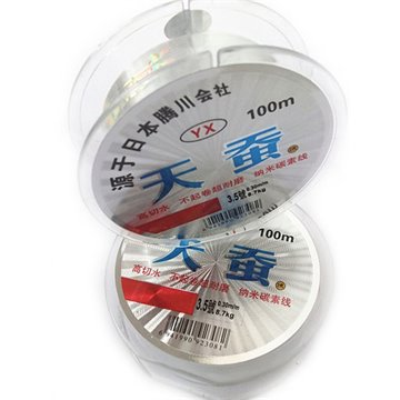 2015 fishing line Available 1pcs 100M Fluorocarbon Fishing Line 0.1-0.5mm Carbon Fiber Leader multifilament Lines