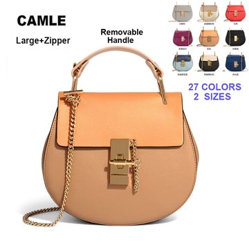 2016 New Fashion Brand Design Womens Genuine Leather Small Chain Cloe Bag Female Real Leather Shoulder Messenger Bag Drew Bag