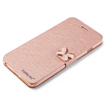 2016 Luxury Fashion Butterfly Built-in Card slot Silk pattern 4.7 inch Stand Flip Leather Mobile Phone Case For iPhone 6 6S