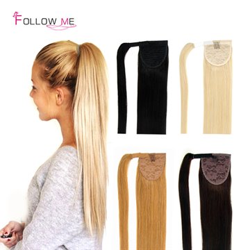 Human Hair Ponytail Extensions 30 Inch Remy Human Hair Ponytails Clip In Ponytails Human Hair 100 Brazilian Ponytail Drawstring