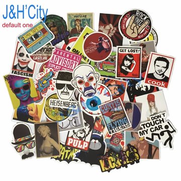 50 pcs mixed decal Car Styling Skateboard Laptop Luggage Snowboard Car Fridge Phone DIY Vinyl Decal Motorcycle Sticker Covers