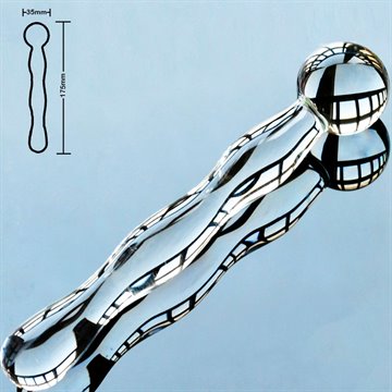 Sheer pyrex glass crystal dildo fake penis Anal butt plug Sex toys Adult products for women men female male masturbation