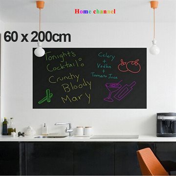 Wall Stickers Blackboard stickers children drawing toy Vinyl Chalkboard 60*200CM
