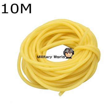 Hunting Shooting 10m Natural Latex Slingshots Rubber Tube Bow Rubber Band Catapult Elastic Part Fitness Bungee Equipment Tool
