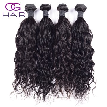 Hot 6A Unprocessed Virgin Peruvian Hair OG Wave 4pcs Cheap Virgin Wet and Wavy Hair Peruvian Virgin Hair Remy Human Hair Weave