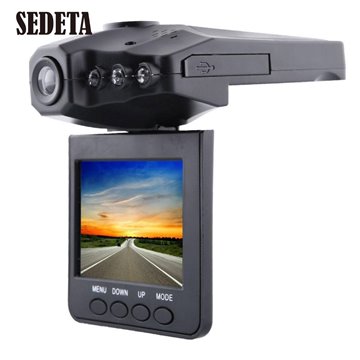 6LED 2.5 TFT 270 degrees rotation angle HD Car DVR Vehicle Camera Recorder Dash Cam Camcorder Night Vision Rechargeable Battery