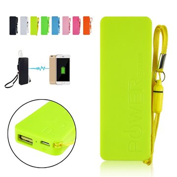 Portable Practical Ultra-thin 5600mAh Vivid colors mobile USB power bank general charger external backup battery pack
