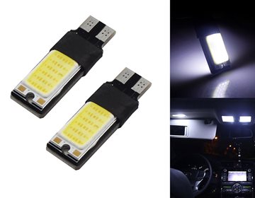 1pcs T10 LED COB Interior Bulb Light 194 168 W5W Parking Backup Fog Light Brake Lamps Canbus Auto No Error T10 COB car light 6C