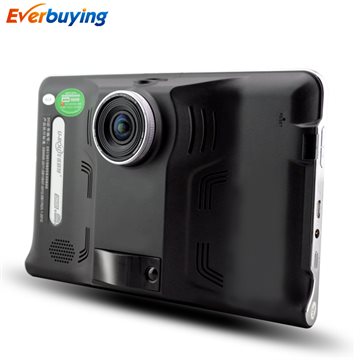Car GPS Navigation 7 inch Navigator Video Radar Detector with DVR GPS 8G Europe/ Navitel Free map update Free Gift satnav