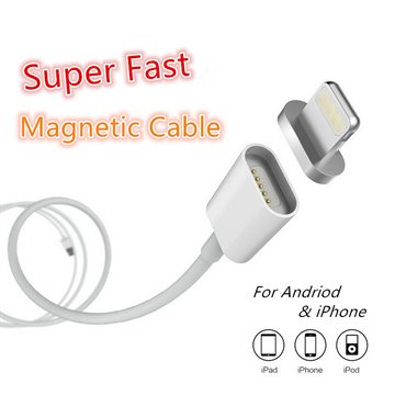 Super Fast 2.4A Magnetic Cable Micro Usb Cable for iPhone 6 6s Plus 5s 5c Data Charging Cable For Samsung s7 note5/HTC/ZTE/LG
