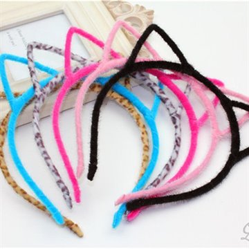 2016 Hot Sales Summer Style Girls Coloful Headwear Princess Hair Accessories Children Women Accessories Girls Cat Ear Hair Band