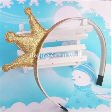 1pc 5 colors New Design Angle Headband Shiny Crown Accessories Children Accessories Baby Hair Accessories Girls Hair Band