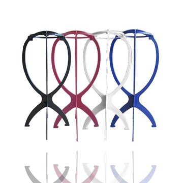 Plastic Folding Durable Wig Stand Stable Hair Cap Display Holder Tool Black Free Shipping Hair Stand 4 Color