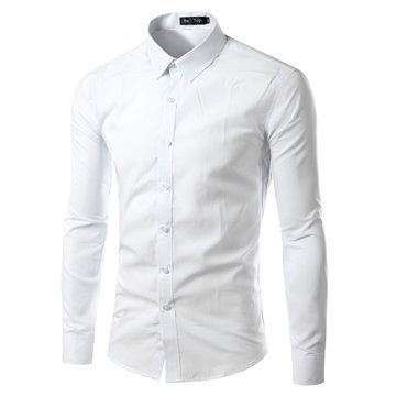 2015 Mens Slim fit Unique neckline stylish Dress long Sleeve Shirts Mens dress shirts 17colors ,size: M-XXXL 6492