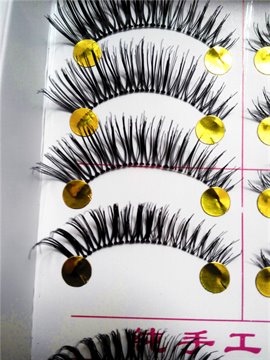 Free Shipping 10Pair/Lot Thick False Eyelashes Mink Eyelash Lashes Voluminous Makeup