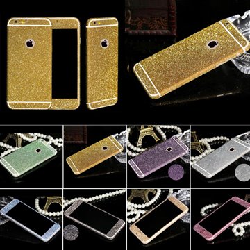 Hot Sellig Full Body Glitter for iPhone 5 5S Shiny Phone Sticker Matte Screen Protector Sparkling Diamond Film