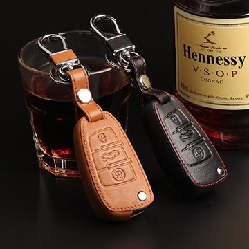 New Car Styling Key Cover For Audi A1/A3/A4L/A6L/A5/A7/A8Q3/Q5/S5/S6 Etc Leather With Buckle High quality Free Shipping