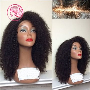 Brazilian afro kinky curly wig virgin hair glueless lace front wig kinky curly full lace human hair wigs for black women natural