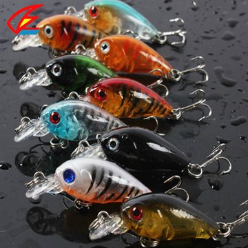 Buy 4.5cm 4g Transparent Plastic Fishing Lures Minow Crankbaits 3D Fish Eye Artificial Lure Bait from China Factory CB005