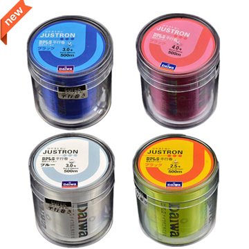 Free Shipping 500M Justron Brand Super Strong Multifilament Quality Color Nylon Fishing Line 8 10 15 20 30 40 60LB