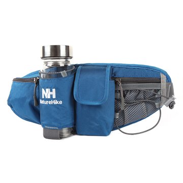 Naturehike Outdoor Sports Walking Running Cycling Waist Belt Packs Waist bag with Water Bottle Holder for Smartphone Key Money