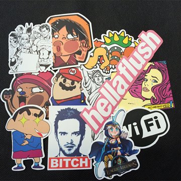 5pcs Stickers Car Styling Mix Skateboard Laptop Luggage Snowboard Car Fridge Phone DIY Vinyl Decal Motorcycle Stickers Covers