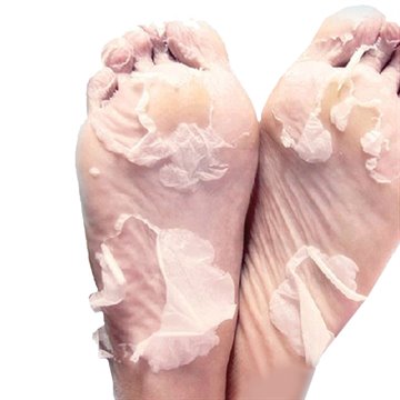 2pairs Milk bamboo vinegar remove dead skin Baby foot mask skin smooth exfoliating feet mask foot care socks for pedicure