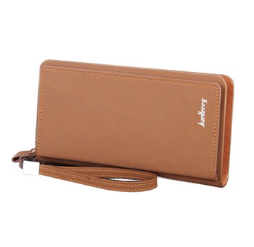Luxury Brand Baellerry Men Long Patent Leather Wallet Hot Sale Carteras Mujer Clutch Purse Business Money Bag Cellphone Wallet