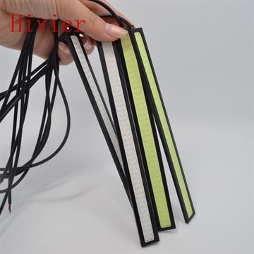 2pcs 12V LED COB Car Auto DRL Driving Daytime Running Lamp Fog Light White 14cm DIY Ultra Bright Waterproof