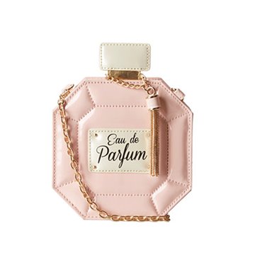 Women Luxury Pink Perfume Bottles Chains Handbags Ladies Frame Day Clutch Wedding Party Evening Bag Brand Design Flaps BS538