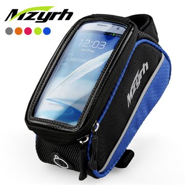 Hot! 4.0/4.8/5.5 inch waterproof bike frame top tube bag bicycle bag mountain bicycle accessories touchscreen phone bike bag